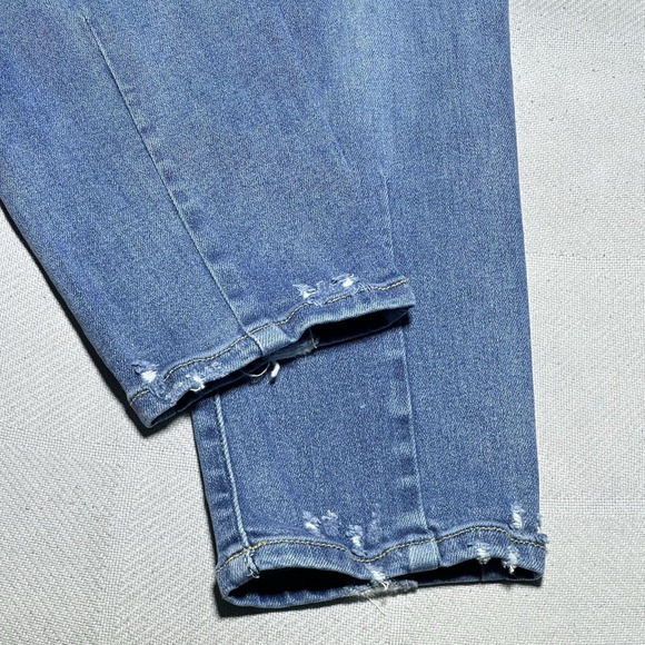 Judy‎ Blue High Rise Slim Fit Jeans 9/29 Distressed Stretch Denim Medium Wash - Picture 10 of 16